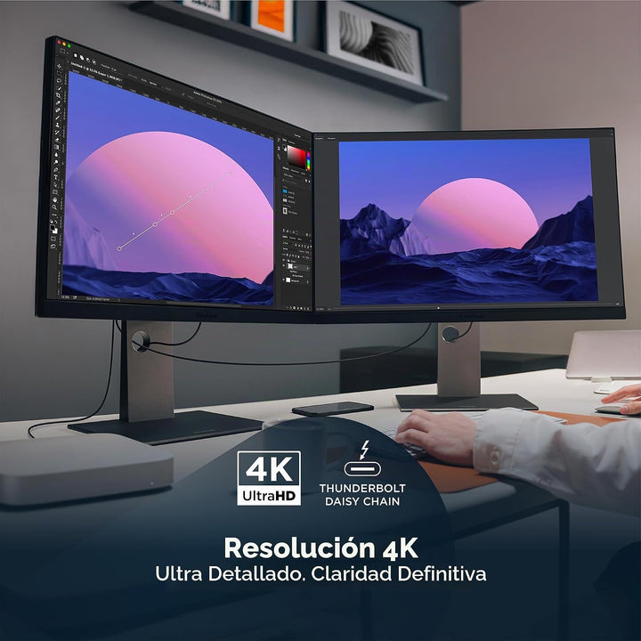 ViewSonic VP2488-4K Monitor IPS 4K UHD de 24 pulgadas, Thunderbolt...