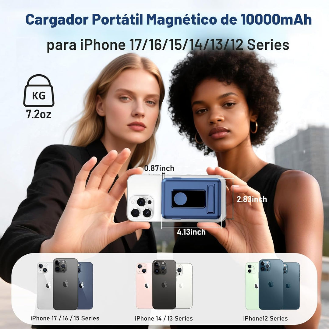 Vexnara para Magsafe - Batería externa de 10000 mAh para iPhone con...