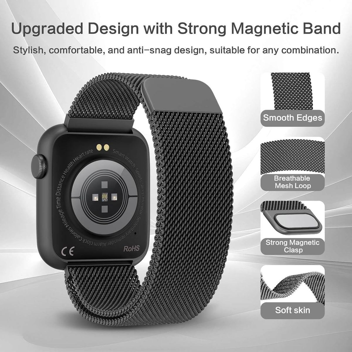 Smart Watch para Hombres 1.9" HD AMOLED AOD, DA GPT, Cara de Reloj AI
