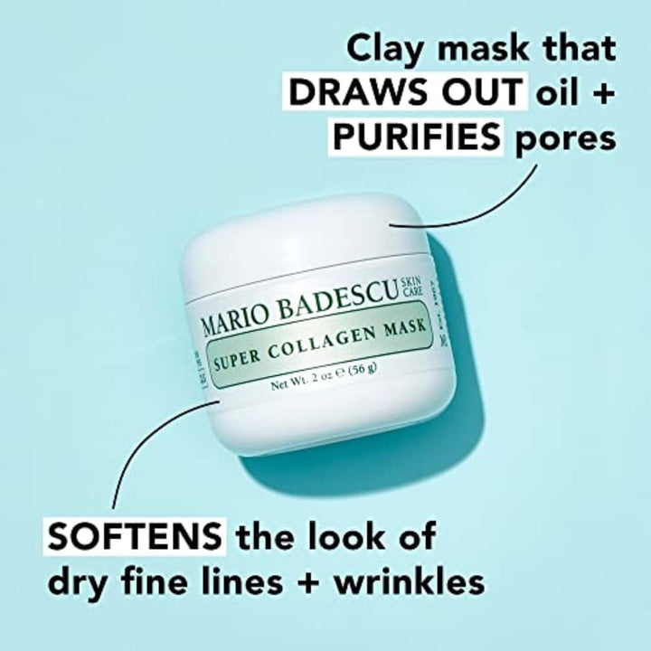 Mario Badescu Máscara facial de arcilla para hombres y mujeres, min...