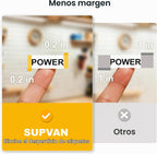 SUPVAN Máquina etiquetadora con teclado y Bluetooth G15M con tubo