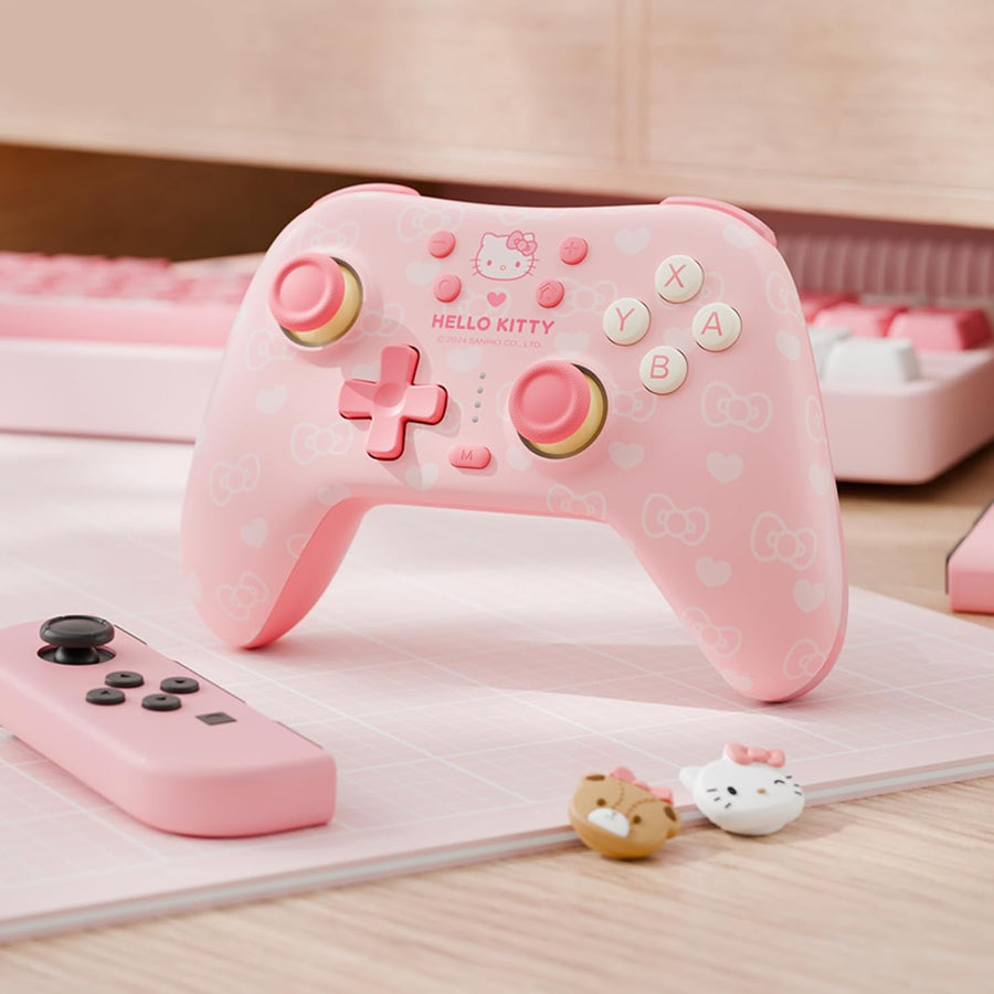 Kuitmor Pink Switch Controller,Hello Kitty Hall Effect Controllers...