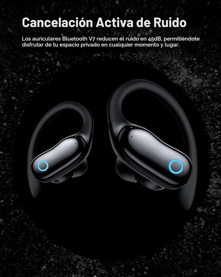 GNMN Auriculares inalámbricos con cancelación activa de ruido, repr...