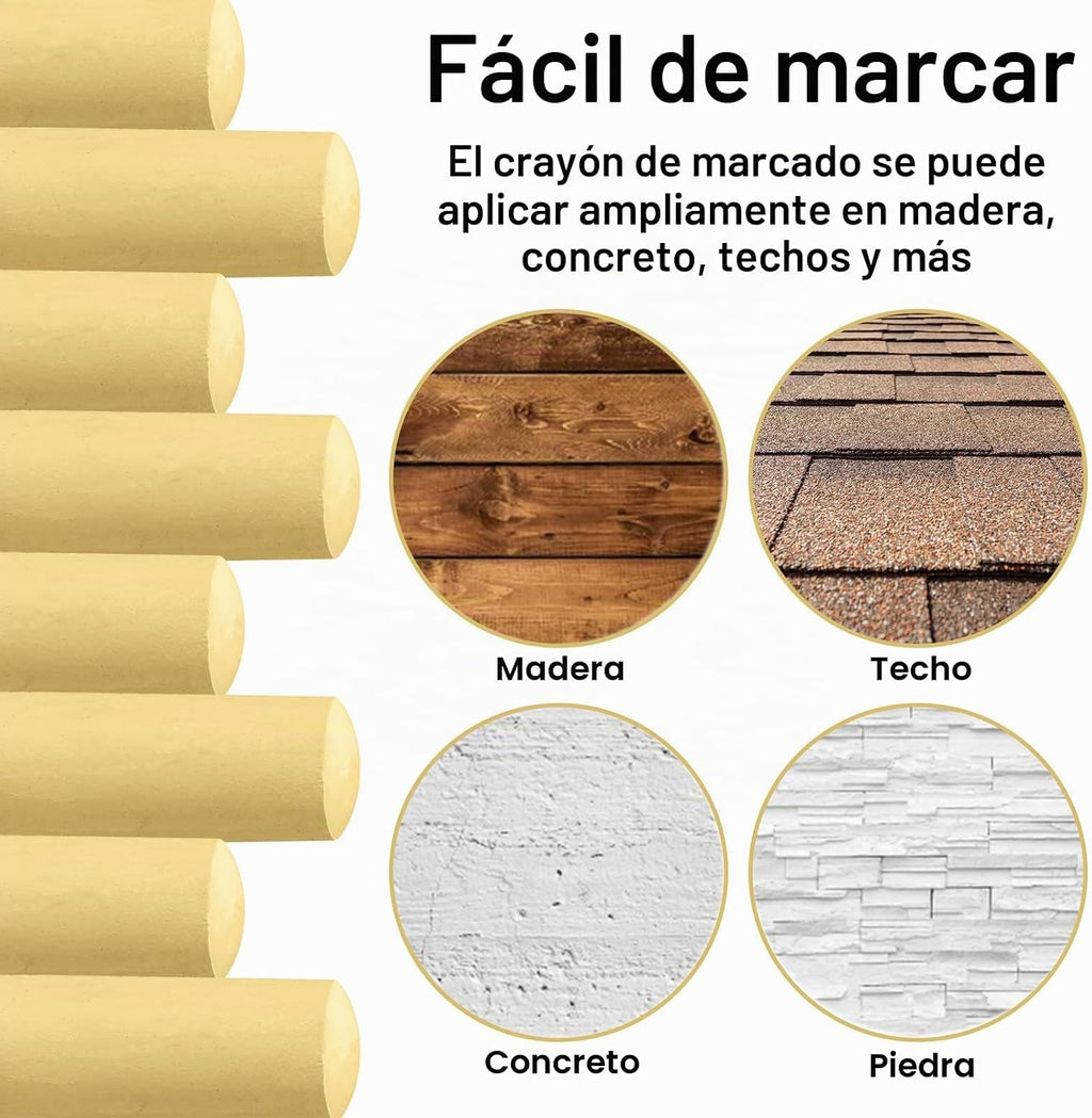 Affrolling Paquete de 72 unidades de tiza para techo de crayón de