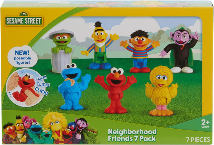 Just Play Sesame Street Neighborhood Friends - 7 figuras