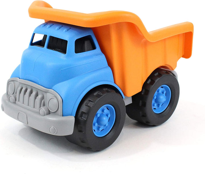Green Toys Camión volquete, azul\/naranja, juego de simulación, hab...