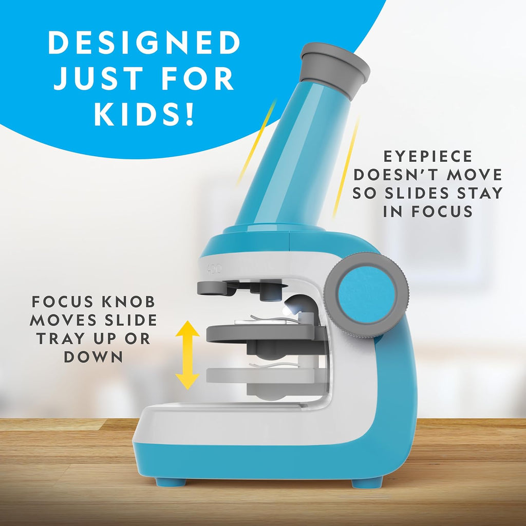 National Geographic Microscope para Kids con hasta 400x Magnification