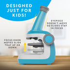 National Geographic Microscope para Kids con hasta 400x Magnification