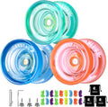 MAGICYOYO K2 - Yoyo profesional de cristal, paquete de 3, Yoyo sensible