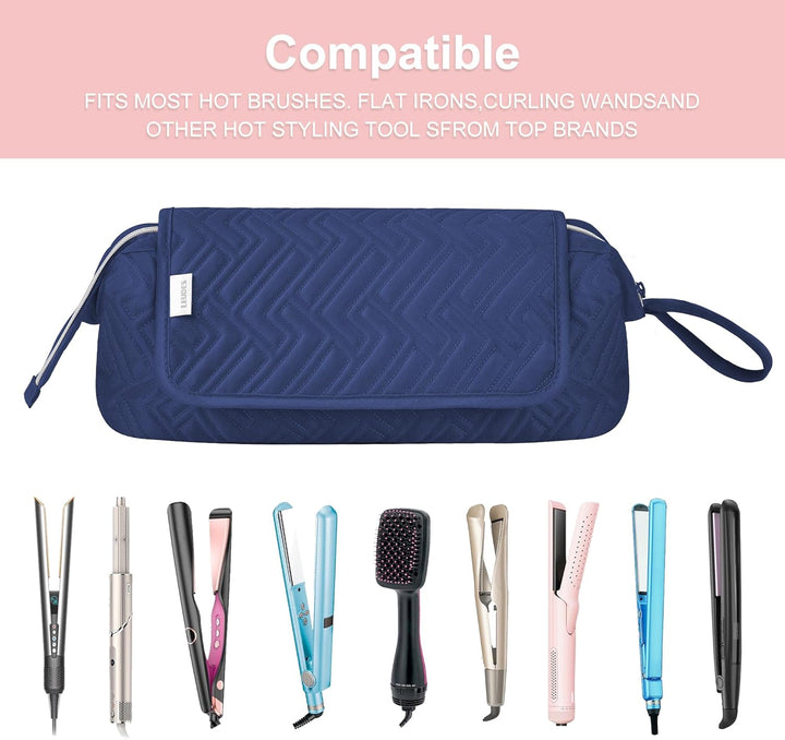 Leudes Bolsa de Viaje para Herramientas de Cabello para Mujeres Res...