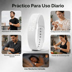 Pulsera vibratoria silenciosa de la alarma, perseguidor recargable de la
