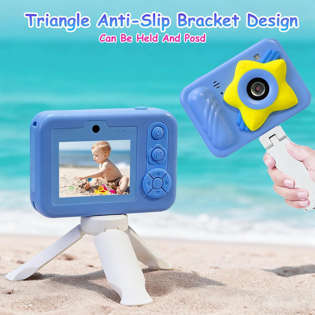 Cámara de juguete para niños impermeable con tarjeta de 32 GB, dive...