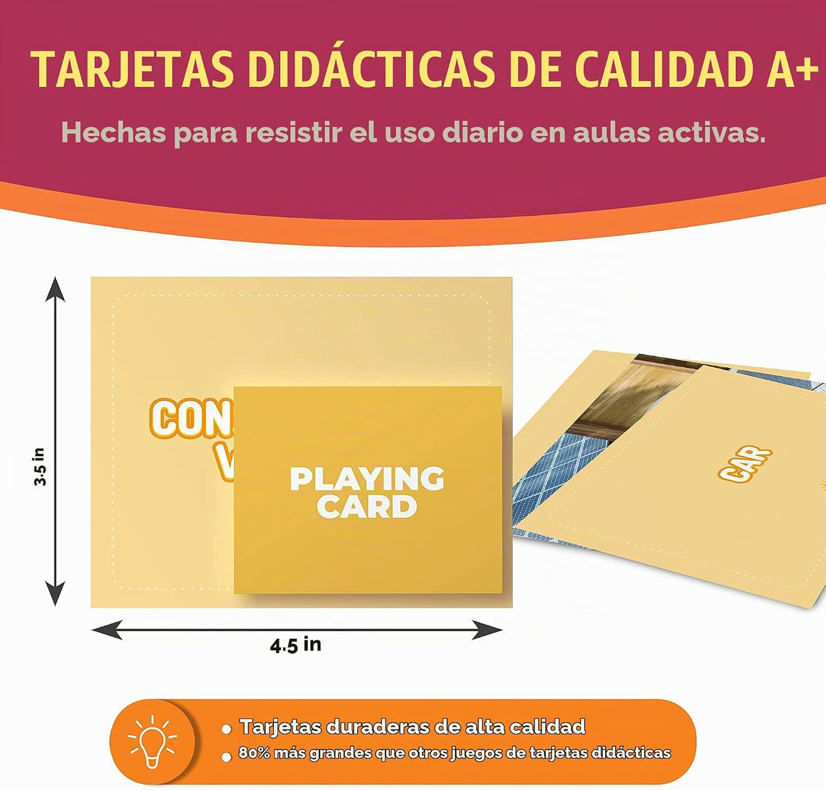 299 tarjetas flash de construcción de vocabulario, tarjetas de fotos educativas para el hogar, materiales de terapia del habla, materiales de enseñanza de ESL incluye emociones, elementos que van