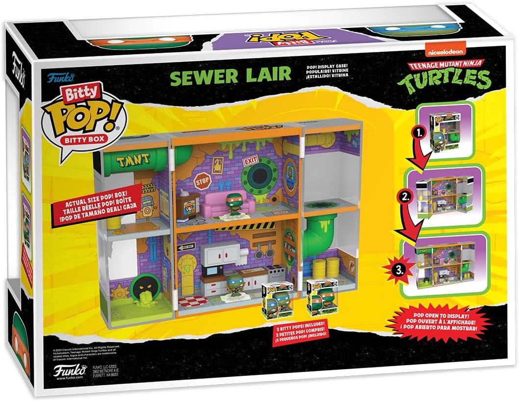 Funko Pop! Bitty Boxes: Teenage Mutant Ninja Turtles - Alcantarilla...