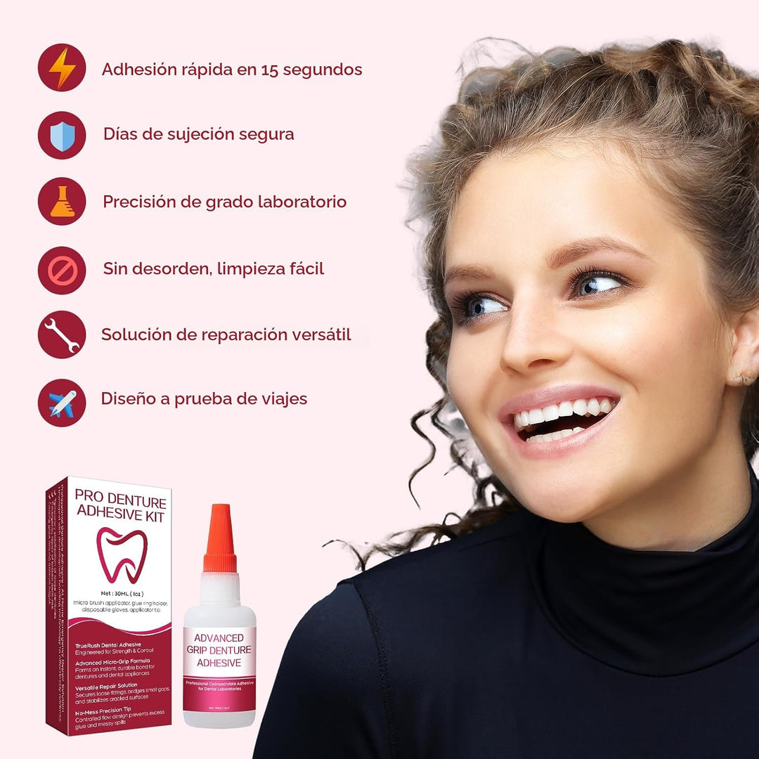 Dental Lab - Pegamento dental de unión instantánea para dentaduras...