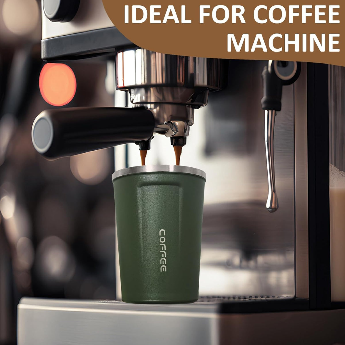 Paquete de 4 tazas de café de viaje de 17 onzas aisladas con tapa, taza de café térmica reutilizable de acero inoxidable para mantener bebidas calientes y frías para automóvil, diario, viajes y regalos, multicolor