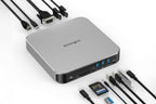 Kensington AD220S3 USB-C Triple Video Mobile Dock K31343WW, Plata