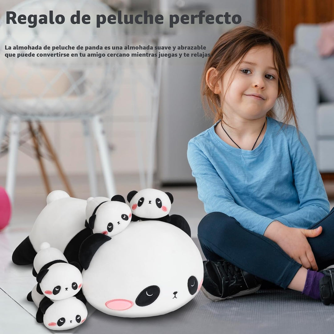 TOYSYM Panda de peluche lindo con almohada de peluche de panda de 4...