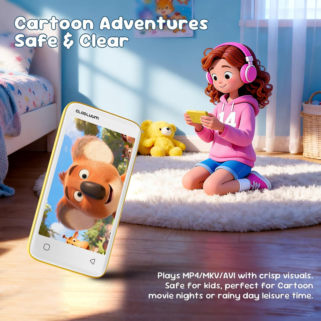 Reproductor de MP3 para niños, controles parentales, 16 GB, compati...