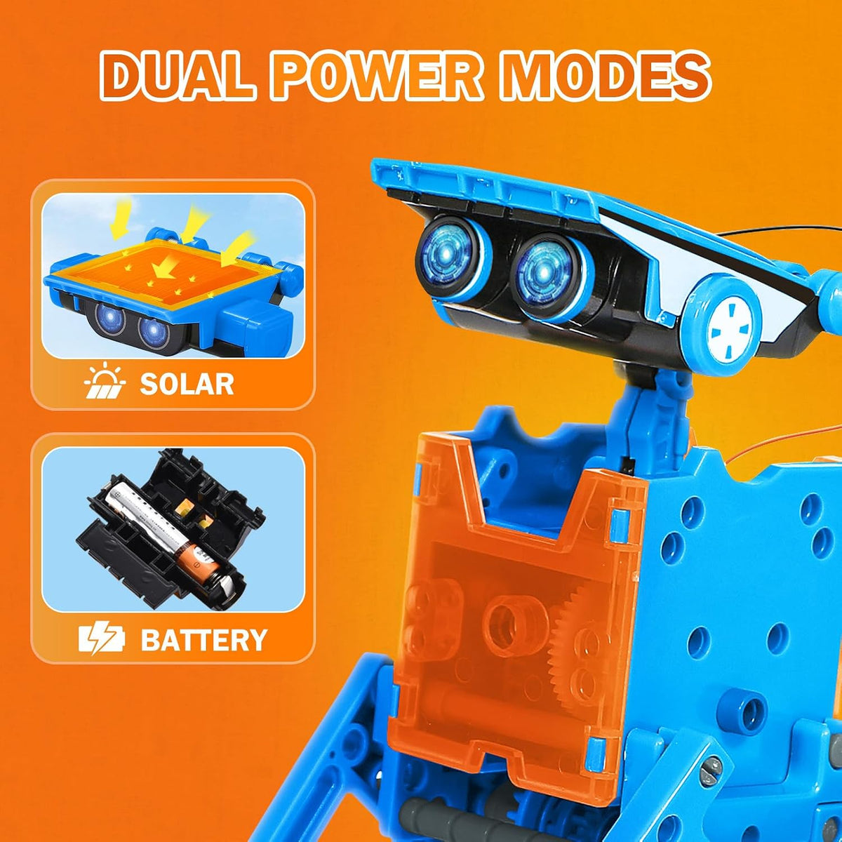 AESGOGO Kits de robot de energía solar STEM 12 en 1, juguetes para niños de 8 a 13 años, kit de construcción de robot educativo científico para niños, juego de experimentos de bricolaje, regalos de cumpleaños para niños de 8, 9, 10, 11, 12 años, niños y