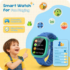 ENOMIR Reloj inteligente para niños de 3 a 12 años con cámara, podómetro, juegos, música, reloj inteligente para niños, rastreador de actividad física, audiolibros, control parental