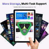 MENTUME Tablet de 10 pulgadas, tabletas para juegos Android 15, Oct...