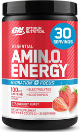 Optimum Nutrition Amino Energy Powder Plus Focus, con BCAA, electro...