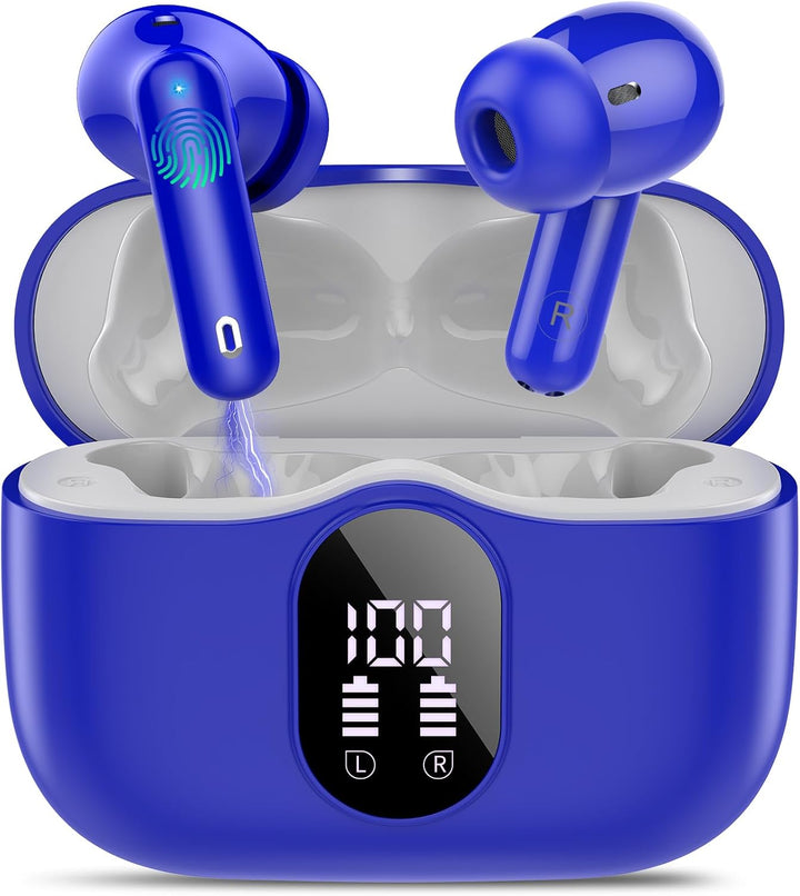 Btootos Auriculares inalámbricos, Bluetooth 5.4, estéreo de bajos,...