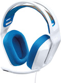 Auriculares para juegos Logitech G335 con cable y micrófono con función girar para silenciar - Blanco