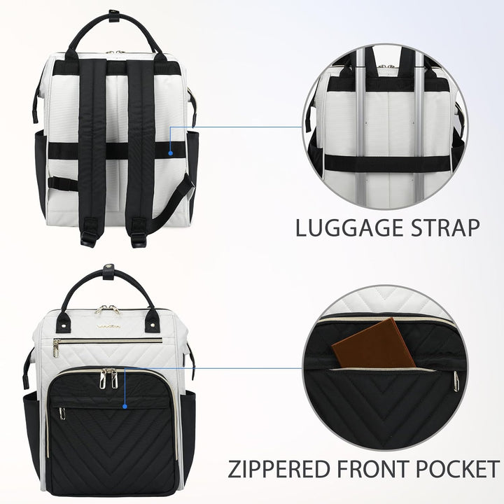 VANKEAN Mochila para laptop de 17 pulgadas para mujeres y hombres,...