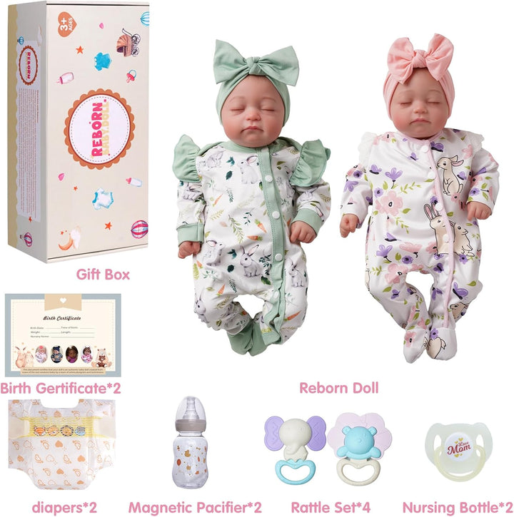 BABESIDE Muñecas de bebé recién nacidas realistas de 20 pulgadas, c...