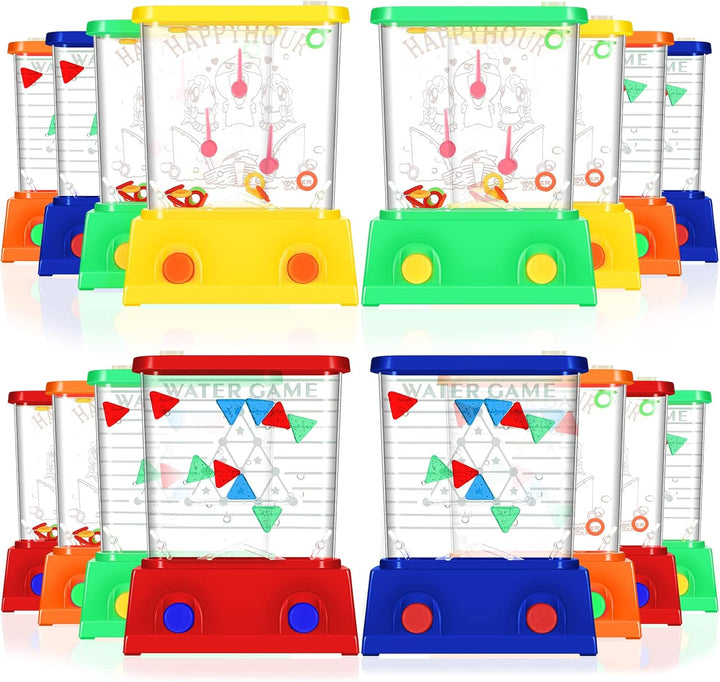 Zhanmai 16 piezas de juegos de agua de mano, mini arcada de peces d...