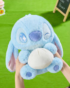 Disney Lilo and Stitch - Colección de la serie de comida de peluche, 11.5 pulgadas, figura de animal de peluche de bola de masa sentada de alta calidad para fanáticos de Disney (punto de bola de masa