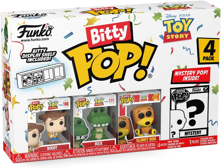 Funko Bitty Pop Toy Story Woody Rex Slinky Dog and A