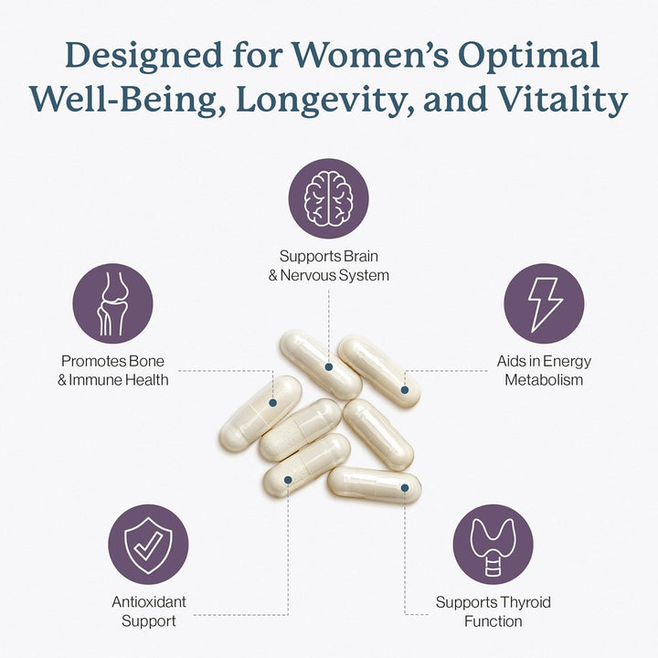Dr. Fuhrman Multivitamínico de suministro de 2 meses para mujeres +...