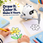 Robot de dibujo para niños de 3 a 8 años, robot de rastreo inteligente con