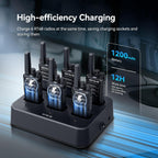 Retevis RT68 Business FRS Walkie Talkies de largo alcance con auriculares