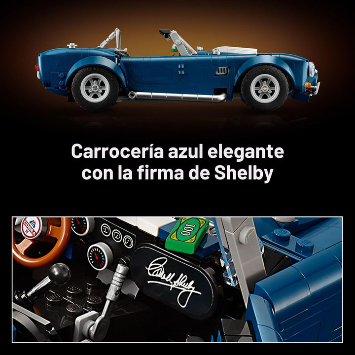 LEGO Icons Shelby Cobra 427 S\/C - Juego de construcción de automóv...