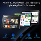 Tablet Tablet Android 14 de 11 pulgadas, tabletas 2025 con procesador Octa-Core