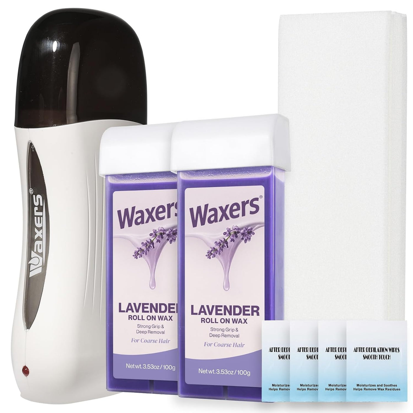 Waxers Kit de Rodillo de Cera para Depilación de Lavanda Kit de Cer...