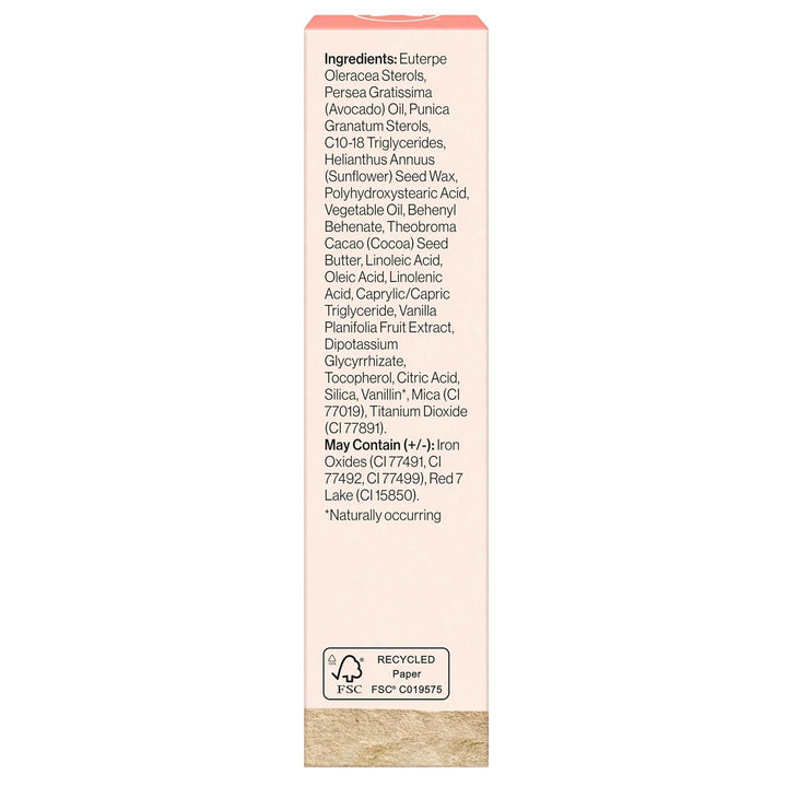 Honest Beauty Bálsamo labial hidratante vegano tintado, paquete de...