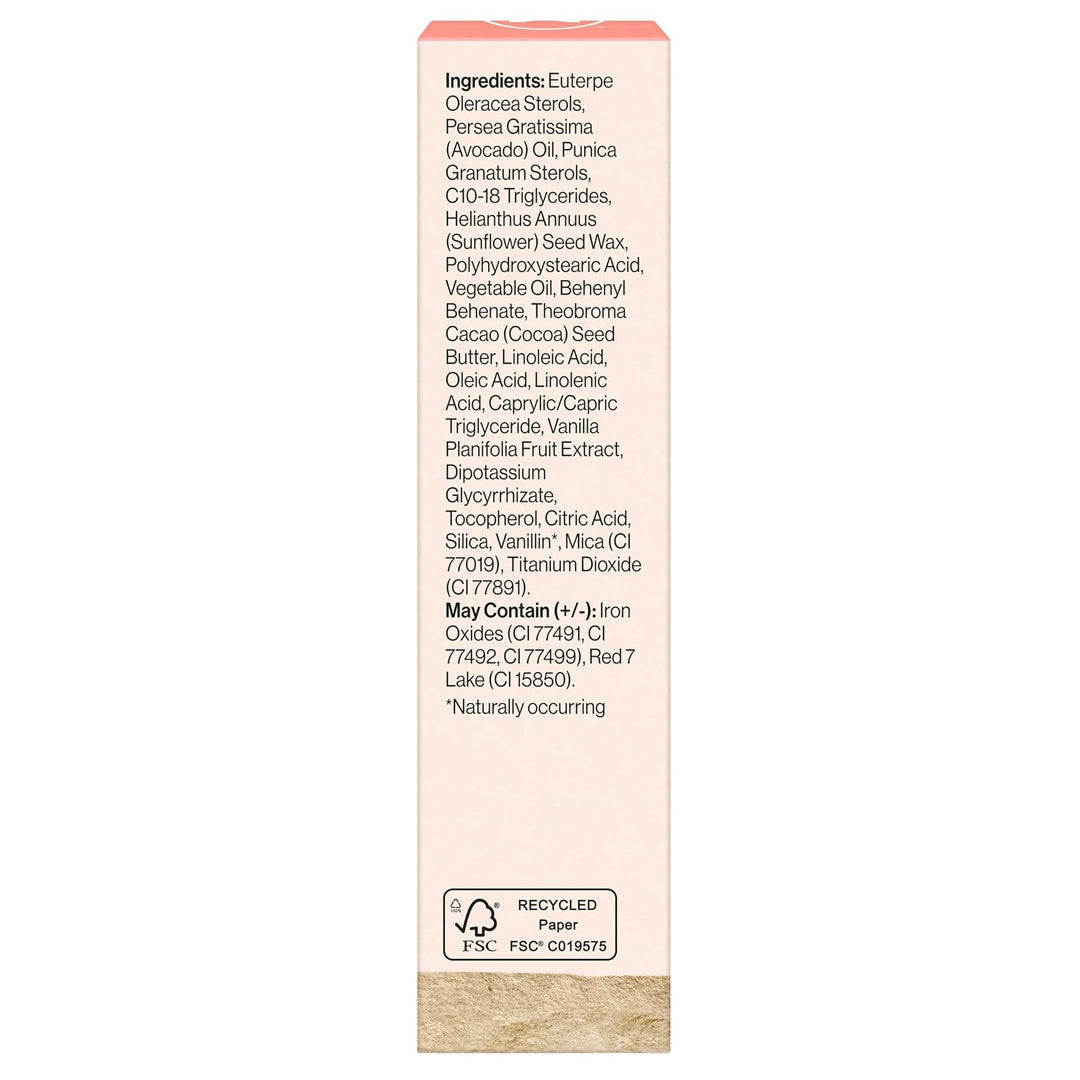 Honest Beauty Bálsamo labial hidratante vegano tintado, paquete de...
