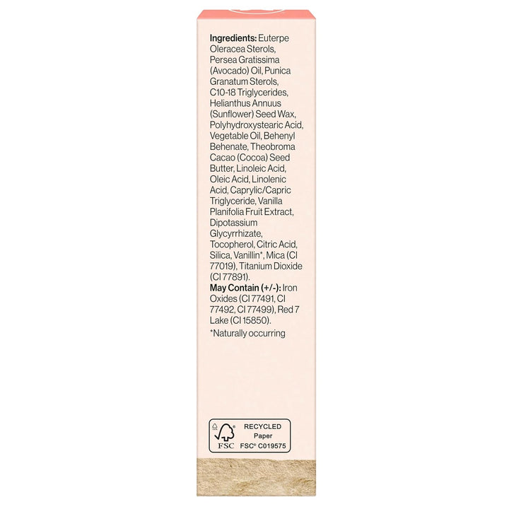 Honest Beauty Bálsamo labial hidratante vegano tintado, paquete de...