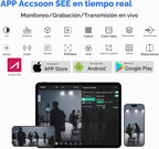 Accsoon CineView SE 4K Wireless SDI HDMI Transmisor y receptor de video, 4K30/1080P60 Control de cámara Sistema de transmisión de video, 1312 pies 50 ms Lat. USB +4 aplicaciones de monitoreo, par