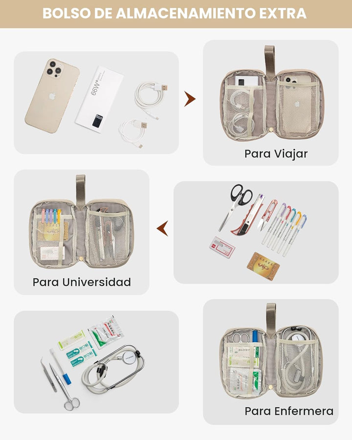 LOVEVOOK Mochila para laptop para mujer, mochila de trabajo convert...