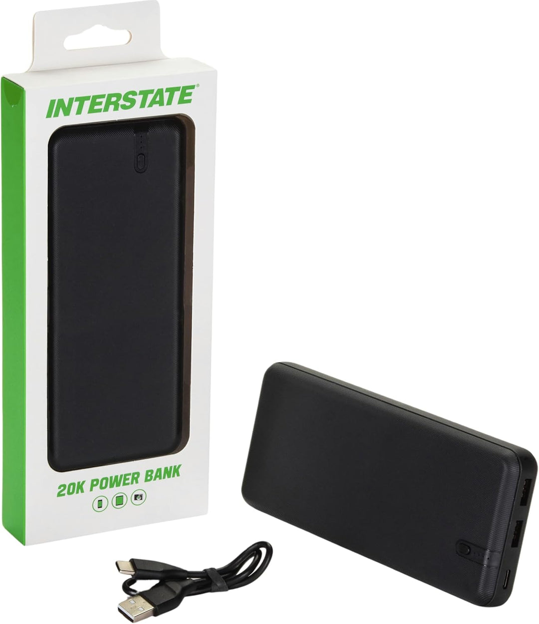 Interstate Batteries Cargador portátil, banco de energía de 20,000...