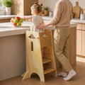COSYLAND - Taburete de cocina ajustable para niños pequeños