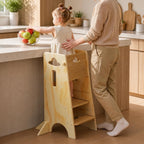 COSYLAND - Taburete de cocina ajustable para niños pequeños