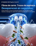 RANVOO AirJet X5 Cepillo de dientes eléctrico, recomendado por dentistas, gris