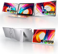 FOPO Extensor de pantalla para portátil de 14 pulgadas, monitor tri...
